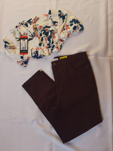 conjunto blusa y pantalón